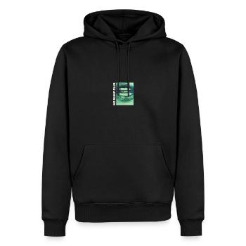 Techno Music Raver Electro Musik DJ Discjokey - Männer Premium Bio Hoodie - Schwarz - Vorne - Nico (187cm)