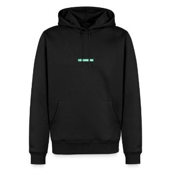 Veganer Veganerin Veganismus Geschenk Vegan - Männer Premium Bio Hoodie - Schwarz - Vorne - Nico (187cm)
