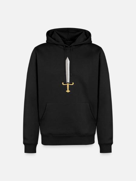 Épée - Sweat à capuche Premium bio Homme - noir