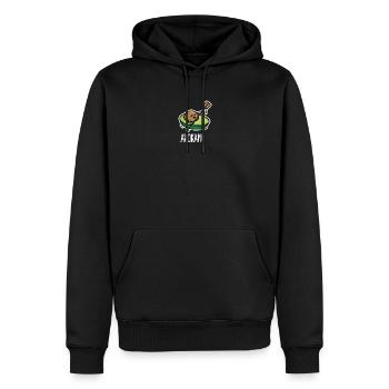 Avokanu lustige Kanu Kanusport Avocado Kajak - Männer Premium Bio Hoodie - Schwarz - Vorne - Nico (187cm)