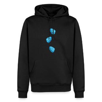 kletterwand bouldern freiklettern climbing - Männer Premium Bio Hoodie - Schwarz - Vorne - Nico (187cm)