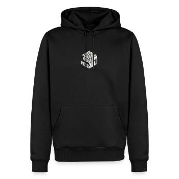 Computer sagt nein! Lustiger Serien Fan - Männer Premium Bio Hoodie - Schwarz - Vorne - Nico (187cm)