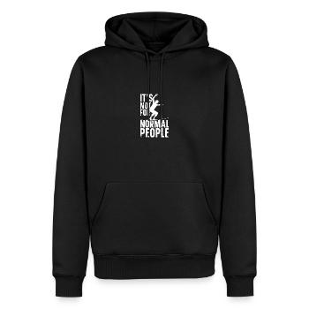 Slackliner Enthusiast Balançoire de slackline - Sweat à capuche Premium bio Homme - noir - Devant - Nico (187cm)