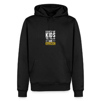 Puppetry Supplies Ventriloquist Puppeteer Puppet - Männer Premium Bio Hoodie - Schwarz - Vorne - Nico (187cm)