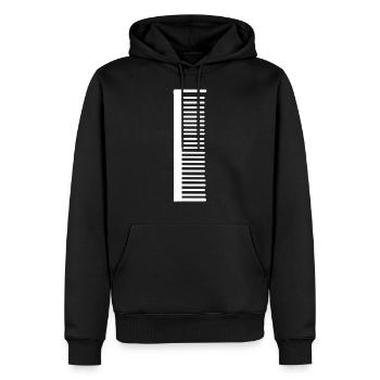 Friseur Schere Scheren Haare Frisör Kamm Frisöse - Männer Premium Bio Hoodie - Schwarz - Vorne - Nico (187cm)