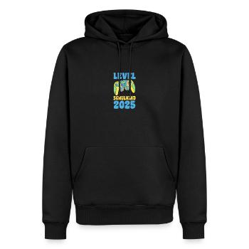 Kita Abschied Erste Klasse Einschulung 2025 - Männer Premium Bio Hoodie - Schwarz - Vorne - Nico (187cm)