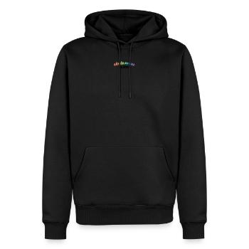 GENERATION KAIZEN BLACK - Sweat à capuche Premium bio Homme - noir - Devant - Nico (187cm)