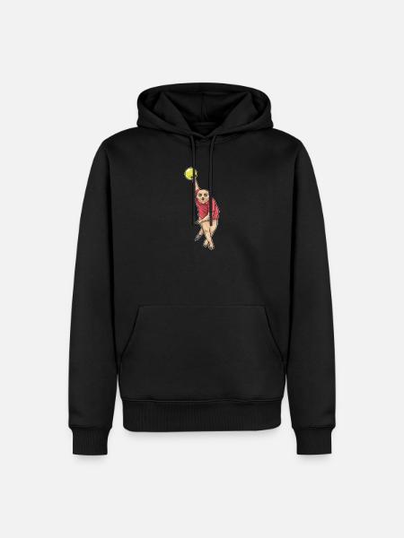 Erdmännchen Bowling Bowlingkugel - Männer Premium Bio Hoodie - Schwarz