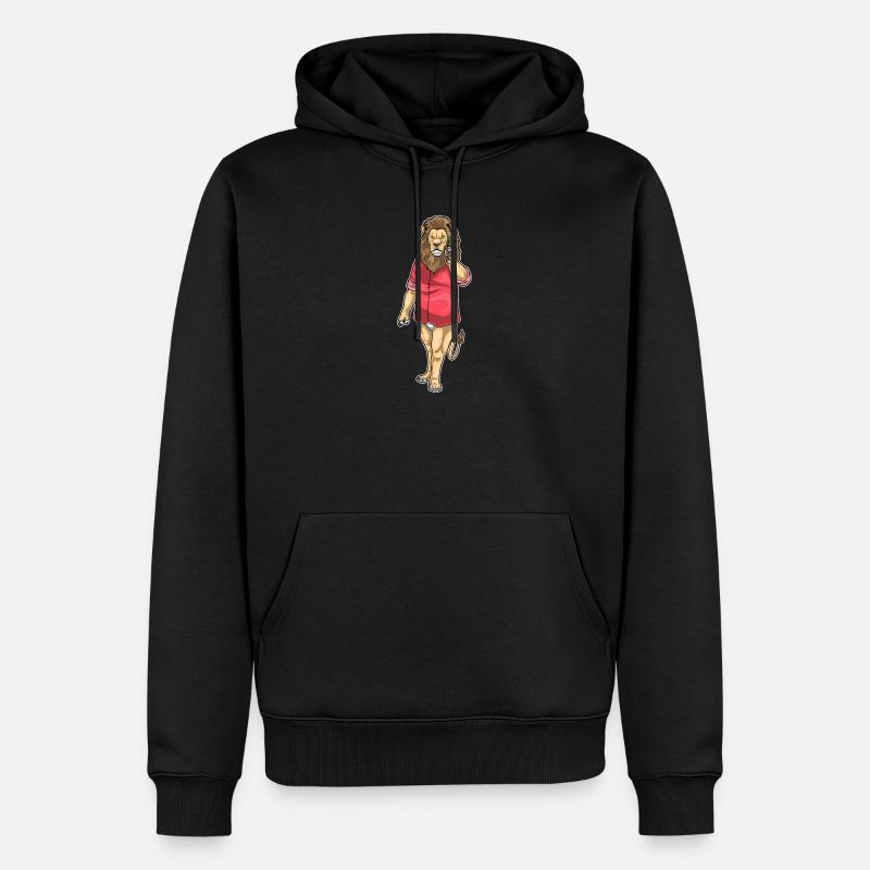 Lion Dart Dart - Sweat à capuche Premium bio Homme - noir