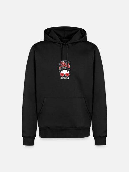 Harmonica Mom Mother Harmonica - Men’s Premium Organic Hoodie - black