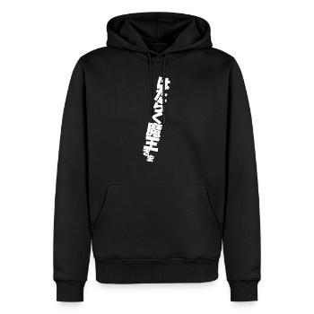 The Devil is a Part-Timer! Season 2 Cover V Black - Men’s Premium Organic Hoodie - black - Front - Nico (187cm)