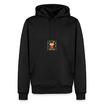 Vietnamesisches Neujahr Katze 2023 I Geschenk - Männer Premium Bio Hoodie - Schwarz - Vorne - Nico (187cm)