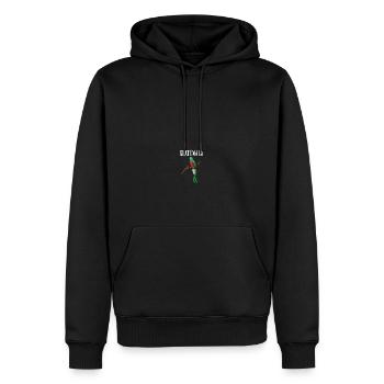 Guatemala Guatemalan Flagge DNA I Geschenk - Männer Premium Bio Hoodie - Schwarz - Vorne - Nico (187cm)