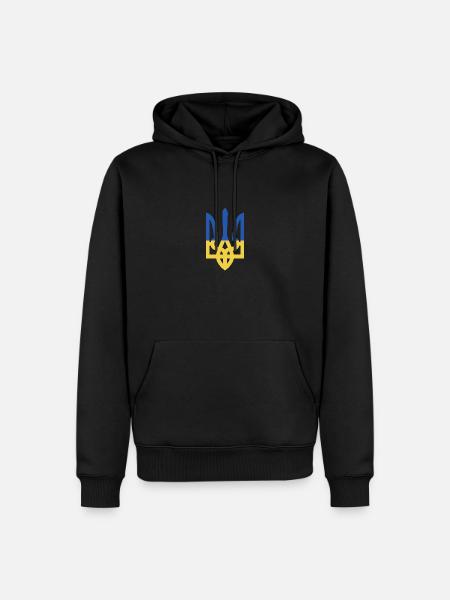 Ukraine - Men’s Premium Organic Hoodie - black