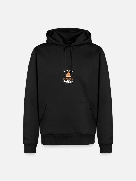 Céramique Poterie Poterie - Sweat à capuche Premium bio Homme - noir