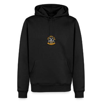 Mechaniker CNC-Bediener CNC-Fräser - Männer Premium Bio Hoodie - Schwarz - Vorne - Nico (187cm)