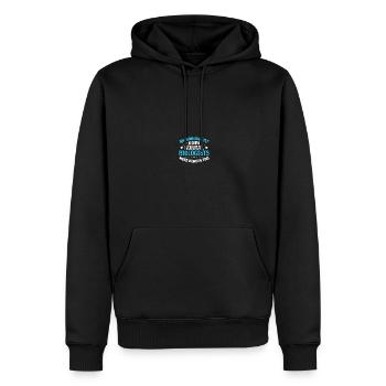 Wissenschaft Mikrobiologie Mikrobiologe - Männer Premium Bio Hoodie - Schwarz - Vorne - Nico (187cm)
