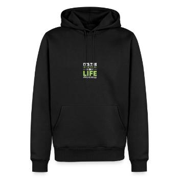 Wissenschaft Mikrobiologie Mikrobiologe - Männer Premium Bio Hoodie - Schwarz - Vorne - Nico (187cm)