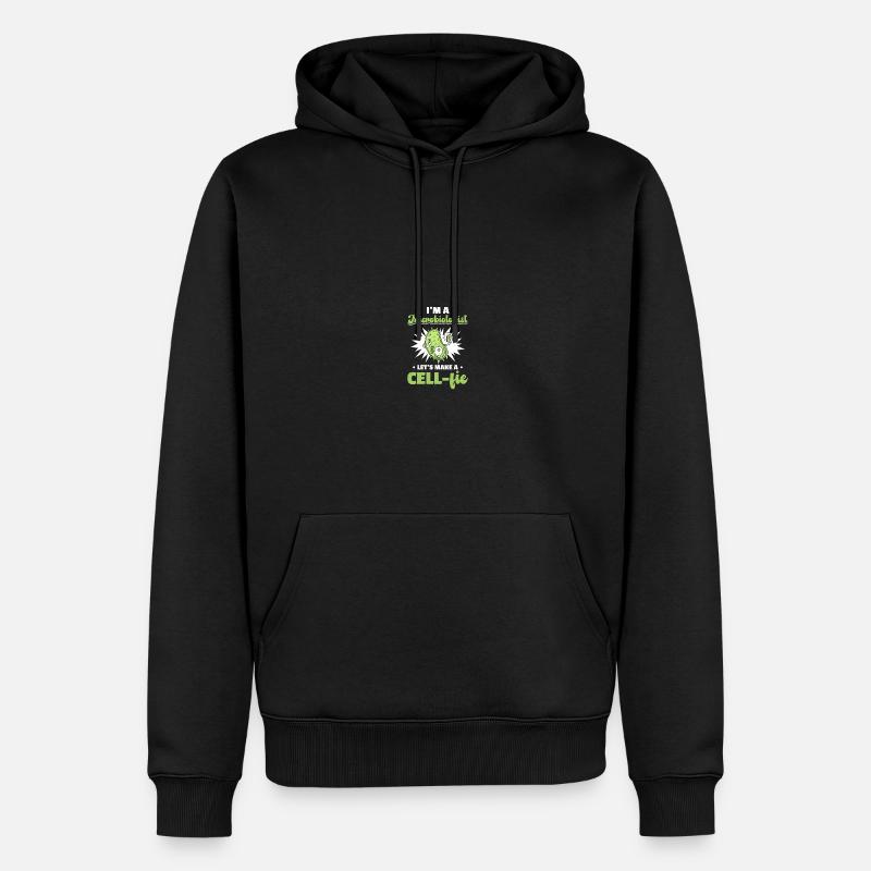 Science Microbiologie Microbiologiste - Sweat à capuche Premium bio Homme - noir