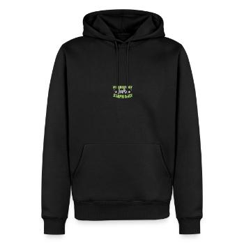 Wissenschaft Mikrobiologie Mikrobiologe - Männer Premium Bio Hoodie - Schwarz - Vorne - Nico (187cm)
