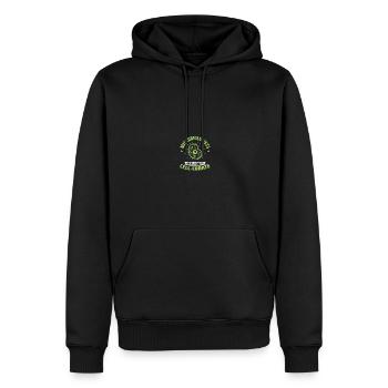 Wissenschaft Mikrobiologie Mikrobiologe - Männer Premium Bio Hoodie - Schwarz - Vorne - Nico (187cm)