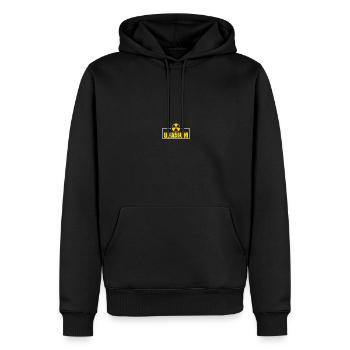Médecine nucléaire Ingénieur nucléaire radioactif - Sweat à capuche Premium bio Homme - noir - Devant - Nico (187cm)