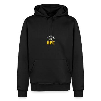 Jeux de rôle fantastiques Larp Larping - Sweat à capuche Premium bio Homme - noir - Devant - Nico (187cm)