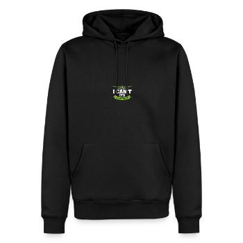 Coaching Fußball Vater Trainer Fußballtrainer - Männer Premium Bio Hoodie - Schwarz - Vorne - Nico (187cm)
