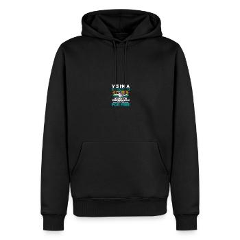 Vidéaste Cinéaste Réalisateur Réalisateur Réalisation - Sweat à capuche Premium bio Homme - noir - Devant - Nico (187cm)