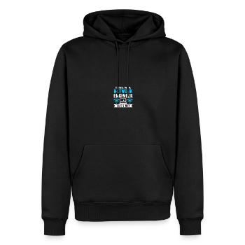 Computer Network Technology Network Engineer - Men’s Premium Organic Hoodie - black - Front - Nico (187cm)