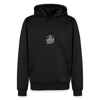 Anesthésiste Anesthésiologie - Sweat à capuche Premium bio Homme - noir - Devant - Nico (187cm)