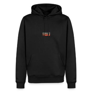 Undertaker Undertaker - Sweat à capuche Premium bio Homme - noir - Devant - Nico (187cm)