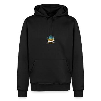 Gnomies Jardinage Gnome de jardin - Sweat à capuche Premium bio Homme - noir - Devant - Nico (187cm)