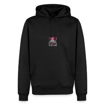Gnomies Gartenarbeit Gartenzwerg - Männer Premium Bio Hoodie - Schwarz - Vorne - Nico (187cm)