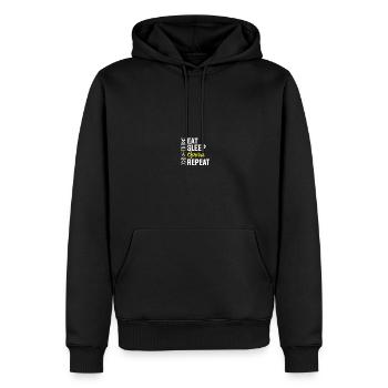 Music Musical Chorus Opera Singer - Men’s Premium Organic Hoodie - black - Front - Nico (187cm)