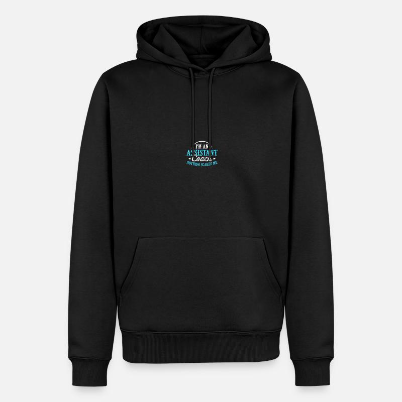 Assistant formateur - Sweat à capuche Premium bio Homme - noir