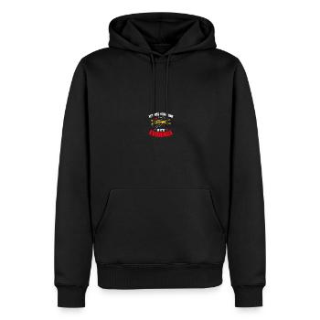 Équipe de détectives privés Tatort Forensic Science - Sweat à capuche Premium bio Homme - noir - Devant - Nico (187cm)