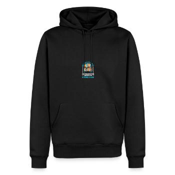 Wrestling Ringer - Männer Premium Bio Hoodie - Schwarz - Vorne - Nico (187cm)