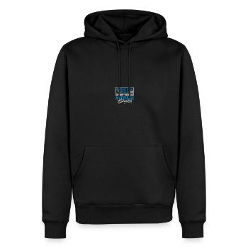 Corrections officer - Men’s Premium Organic Hoodie - black - Front - Nico (187cm)