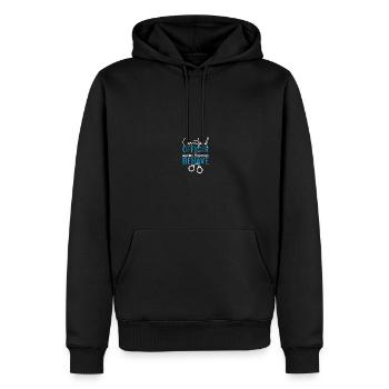 Corrections officer - Men’s Premium Organic Hoodie - black - Front - Nico (187cm)