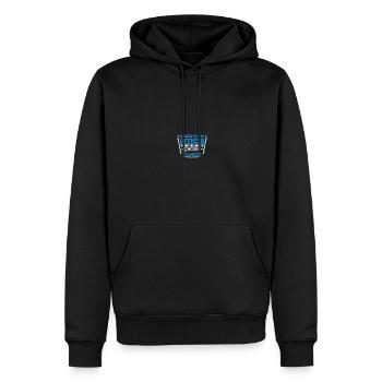 Corrections officer - Men’s Premium Organic Hoodie - black - Front - Nico (187cm)