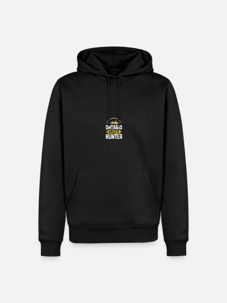 Walleye Hunter Walleye Fishing - Men’s Premium Organic Hoodie - black