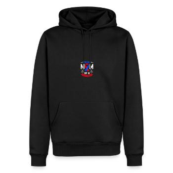 Congenital heart defect CHD consciousness - Men’s Premium Organic Hoodie - black - Front - Nico (187cm)
