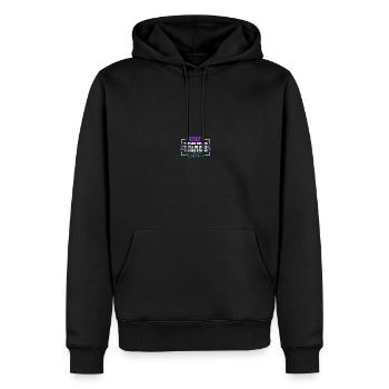 Sunflower Prévention du suicide Éducation sur le suicide - Sweat à capuche Premium bio Homme - noir - Devant - Nico (187cm)