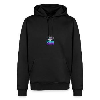 Sunflower Suicide Prevention Suicide Education - Men’s Premium Organic Hoodie - black - Front - Nico (187cm)
