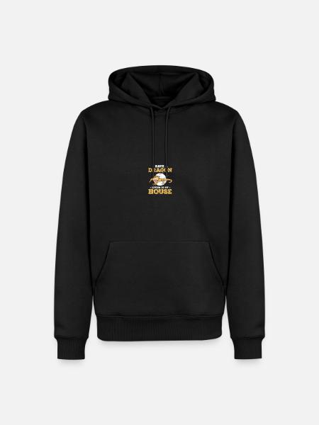 Bearded dragon - Men’s Premium Organic Hoodie - black