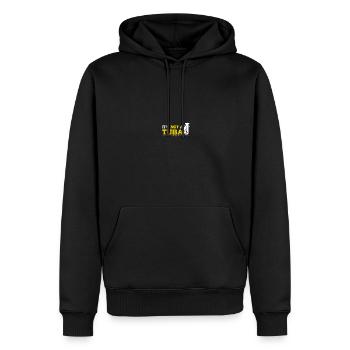 Tiefes Blech Marschieren Bariton Euphonium - Männer Premium Bio Hoodie - Schwarz - Vorne - Nico (187cm)