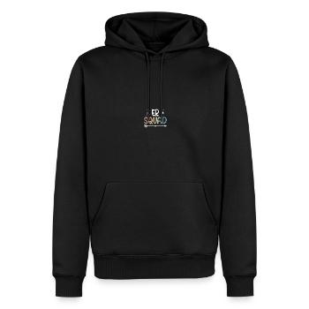 Krankenschwester in der Notaufnahme - Männer Premium Bio Hoodie - Schwarz - Vorne - Nico (187cm)