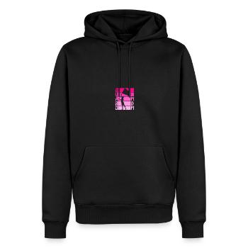 Garde de couleur Garde de couleur - Sweat à capuche Premium bio Homme - noir - Devant - Nico (187cm)