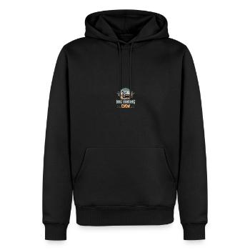 Hog Hunter Schweinejagd - Männer Premium Bio Hoodie - Schwarz - Vorne - Nico (187cm)